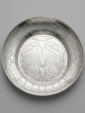 Indigenous Design Silver Hammered Bowl
